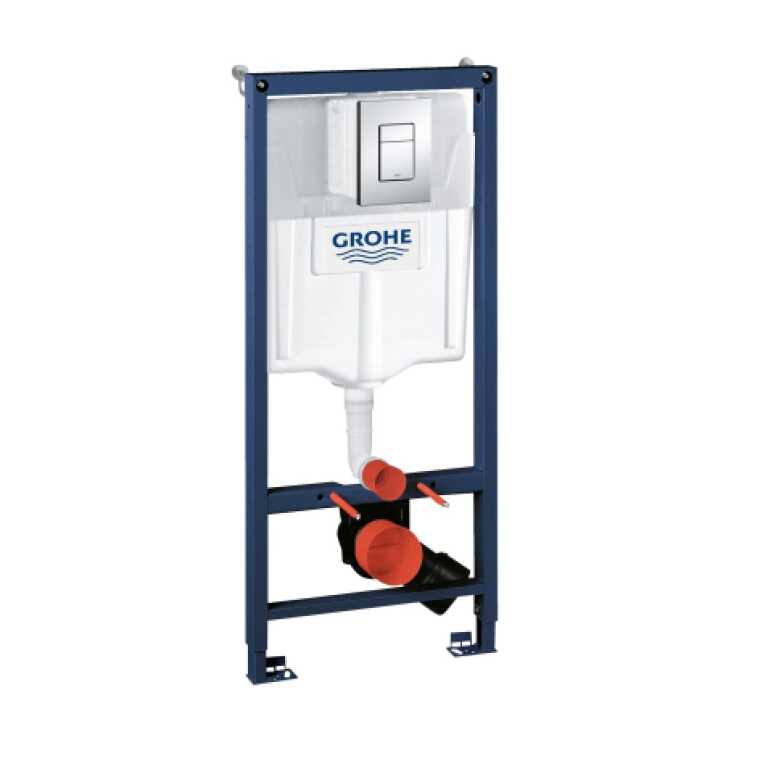 Система инсталляции Rapid SL 3 в 1 в сборе,  с кнопкой смыва Skate Cosmopoliten GROHE