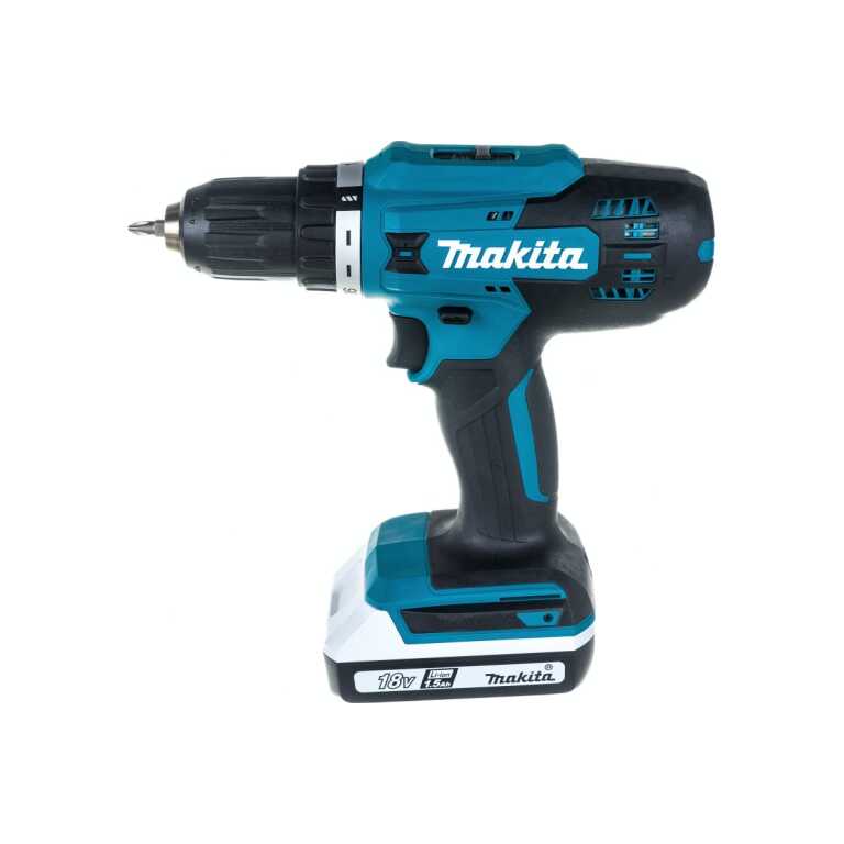 Дрель-шуруповерт акк. MAKITA DF488DWE 18В БЗП 42Нм 2х1,5Ач