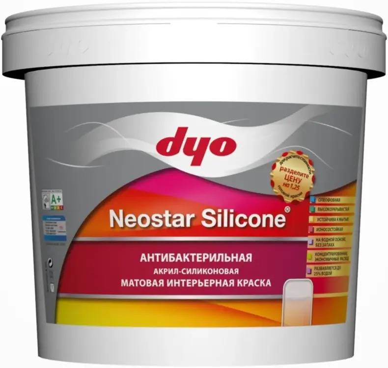 Краска интерьерная акрил-силиконовая DYO NEOSTAR SILICONE (10л)
