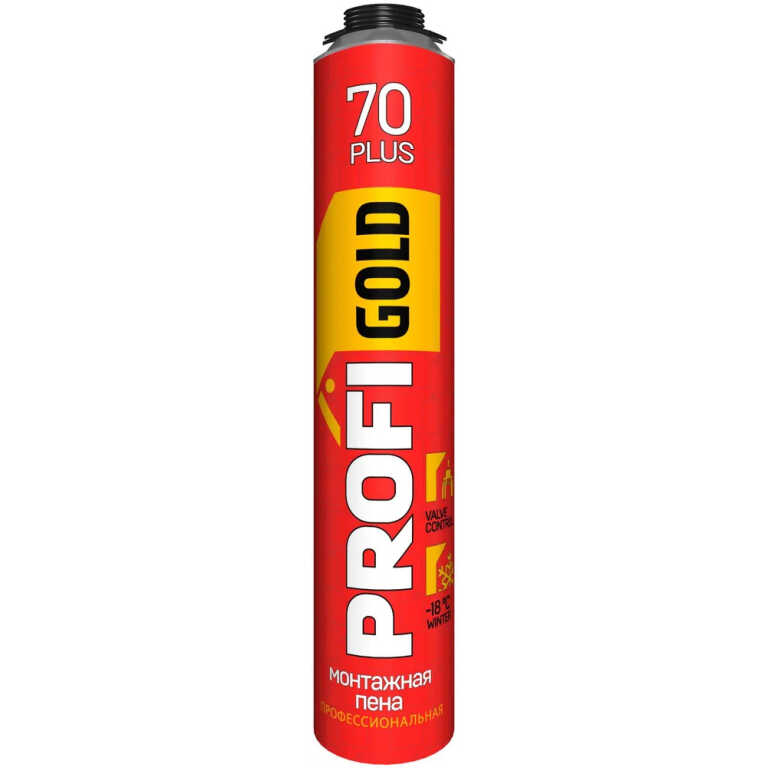 Пена монтажная профессиональная "PROFIGOLD" 70plus лето 750мл.