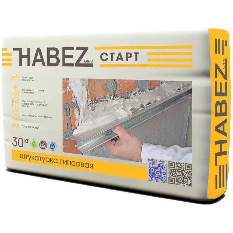 Штукатурка гипсовая HABEZ Старт РН (30кг)