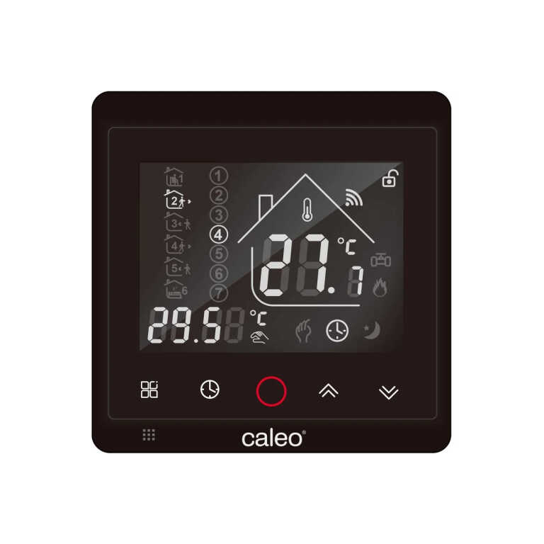 Терморегулятор цифровой CALEO С936 Wi-Fi Black Lux