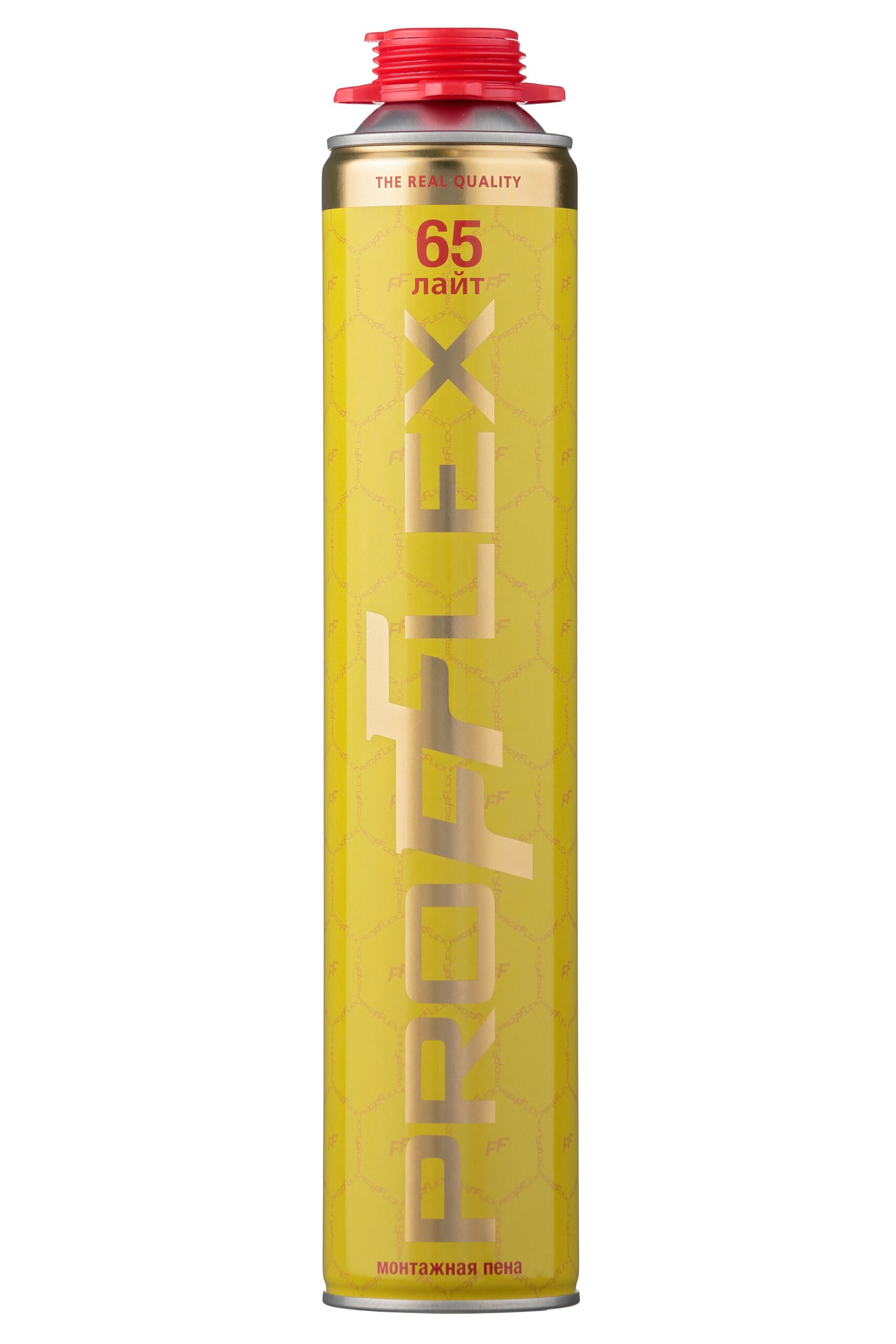 Пена монтажная PROFFLEX PRO 65л-Лайт 850мл (850гр) лето (12шт) Пена монтажная PROFFLEX PRO 65л-Лайт 850мл (850гр) лето (12шт)