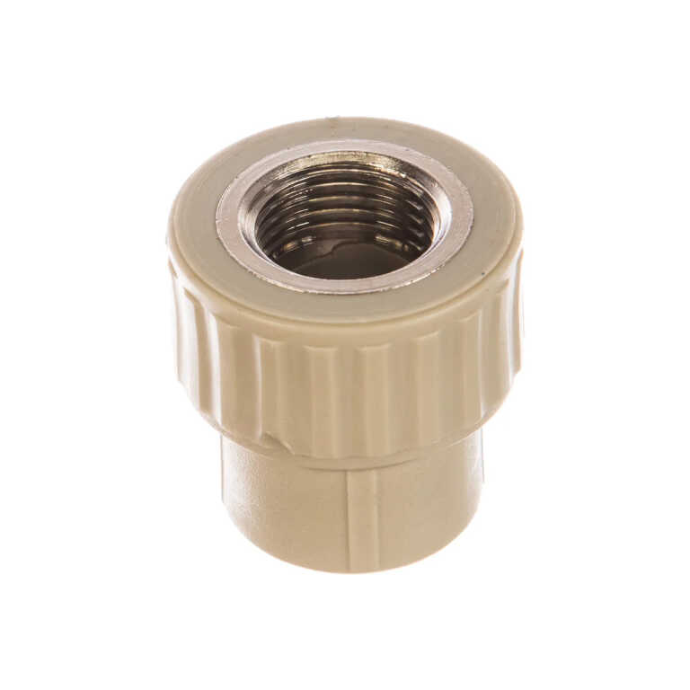 Муфта PP-R комбинированн серый Дн20х1/2 ВР VALFEX (150/30)