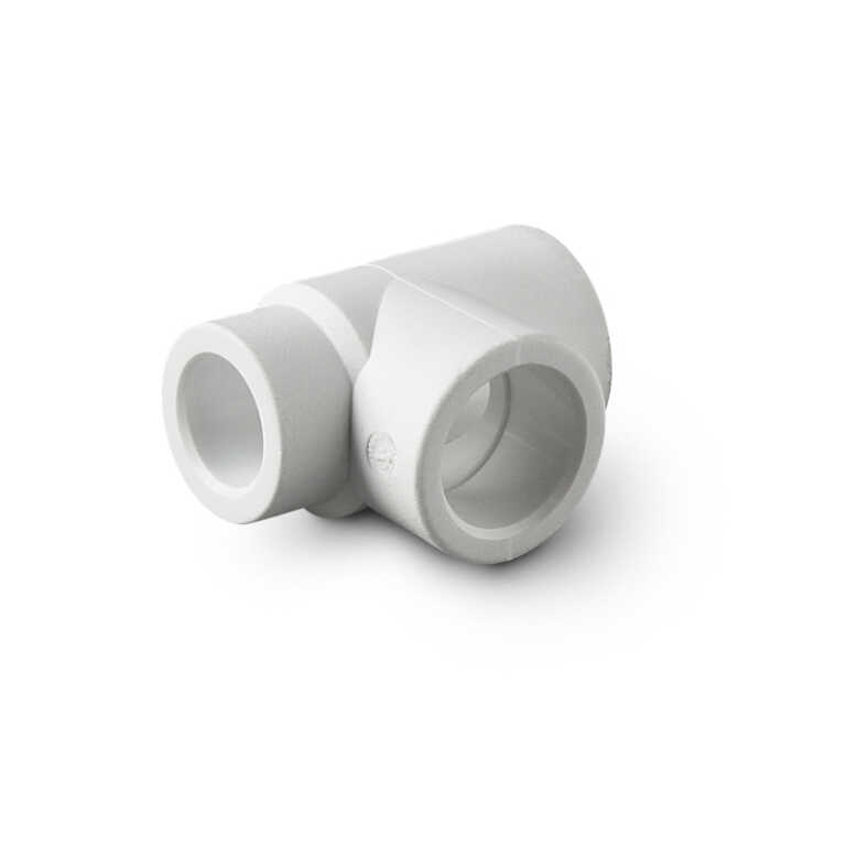 Тройник PP-R перех. белый Дн 25х20х25  Pro Aqua