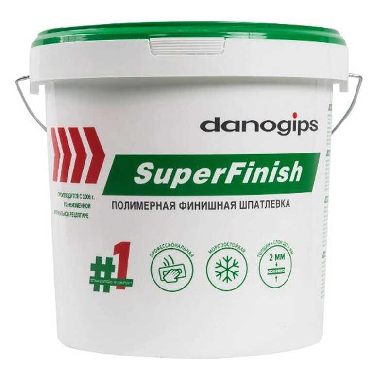 Шпатлевка DANOGIPS Sheetrock SuperFinish готовая (18 кг) (11 л)
