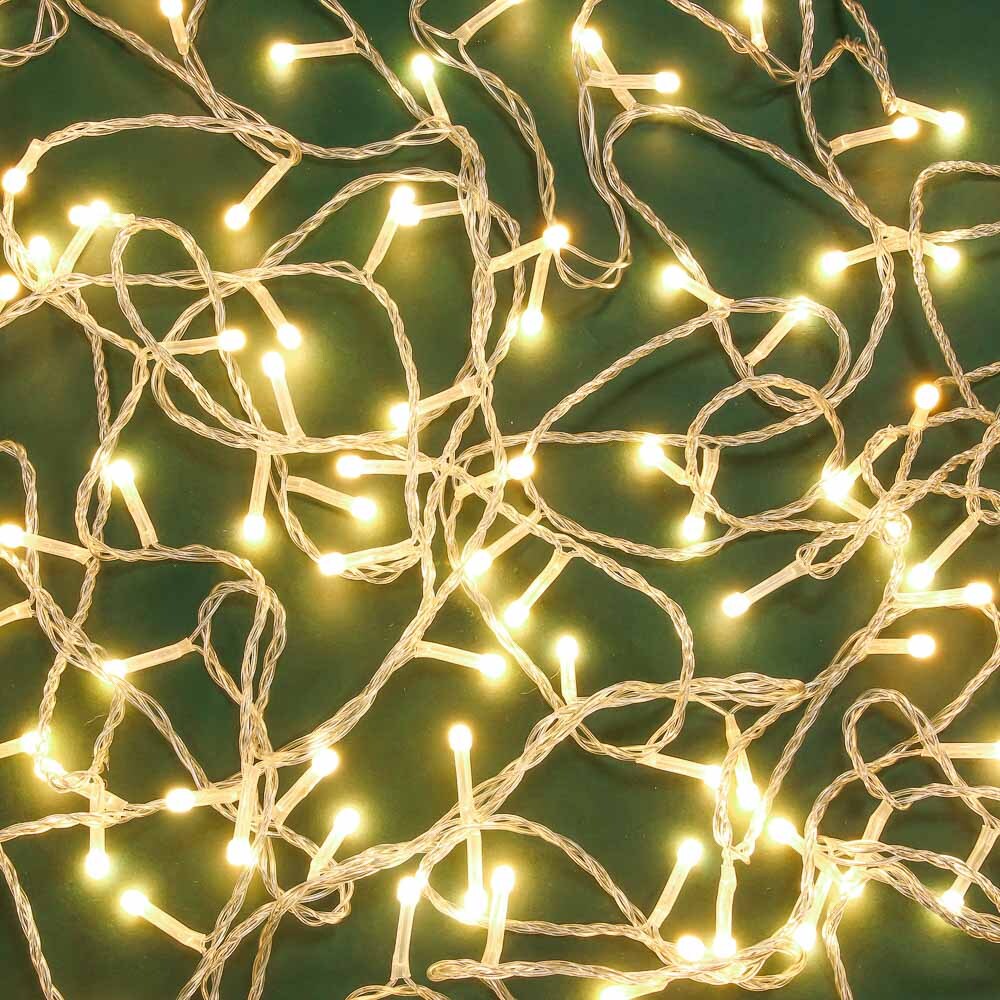 Гирлянда эл. вьюн 10м, 120LED, цветной диод, шампань, 8 реж., ПВХ прозрачный, 220В СНОУ БУМ Гирлянда эл. вьюн 10м, 120LED, цветной диод, шампань, 8 реж., ПВХ прозрачный, 220В СНОУ БУМ