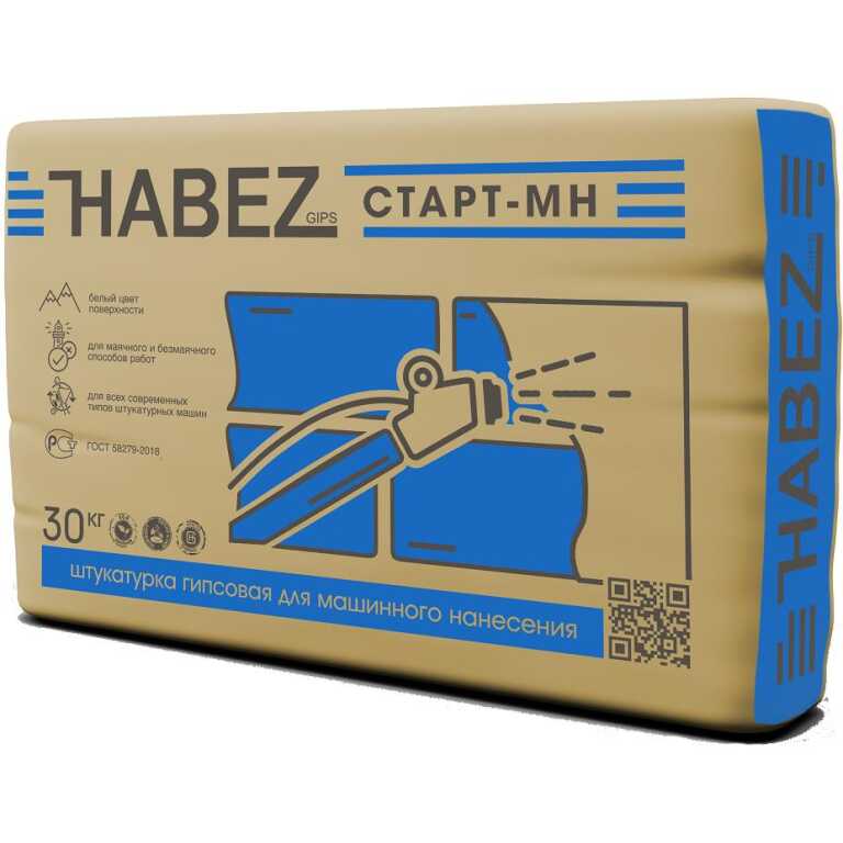 Штукатурка гипсовая HABEZ Старт МН (30кг)