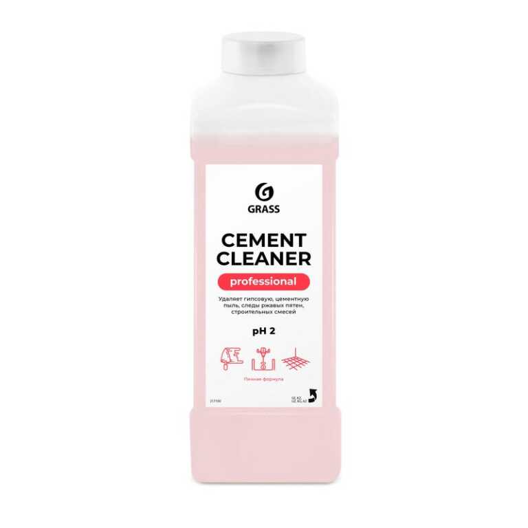 Очиститель после ремонта 1л GRASS Cement Cleaner концентрат