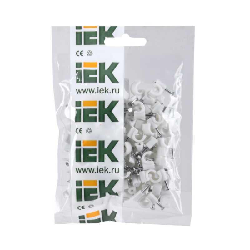 Скоба круглая 8 мм (100шт/уп) IEK