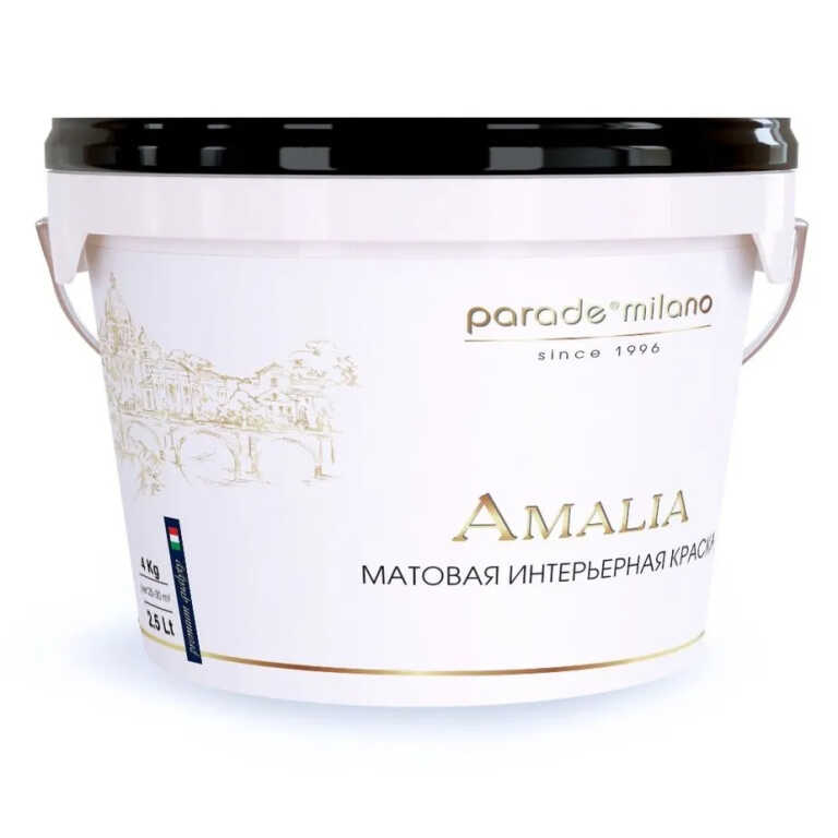 Краска интерьерная матовая PARADE AMALIA база А 2,5л