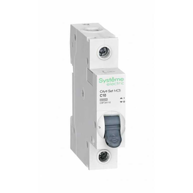 Авт.выкл. 1Р 10А 4,5кА С City9 Systeme Electric