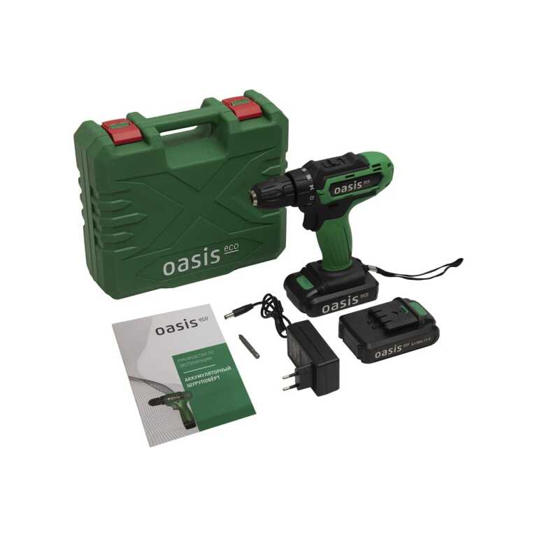 Шуруповерт аккумуляторный Oasis AS-18V Eco (J)