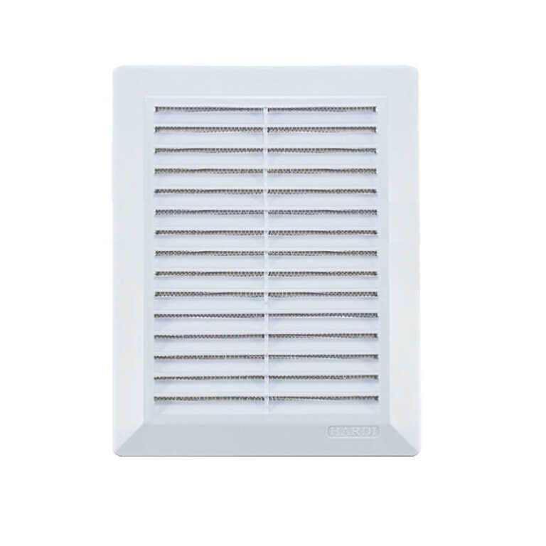Решетка стеновая 14x21 (17x25 квадратное отверстие 90х90мм) HARDI Flat
