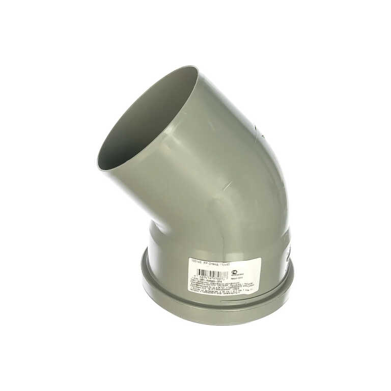 Отвод внутр.канализац.диам.110х45°  Pro Aqua Comfort (40/1)