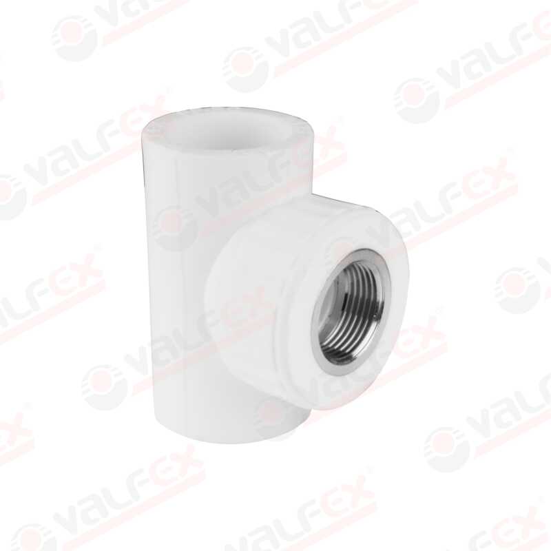 Тройник PP-R переходной белый ВР 32х1/2"х32 VALFEX (30/10)