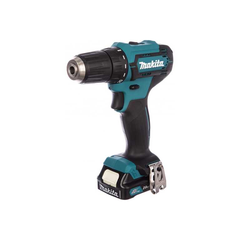 Дрель-шуруповерт акк. MAKITA DF333DWAE 12В БЗП 10мм 2скор 30нм 2,8кг 2акк Li-ion 2Ач кейс