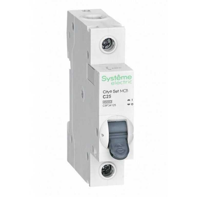 Авт.выкл. 1Р 25А 4,5кА С City9 Systeme Electric