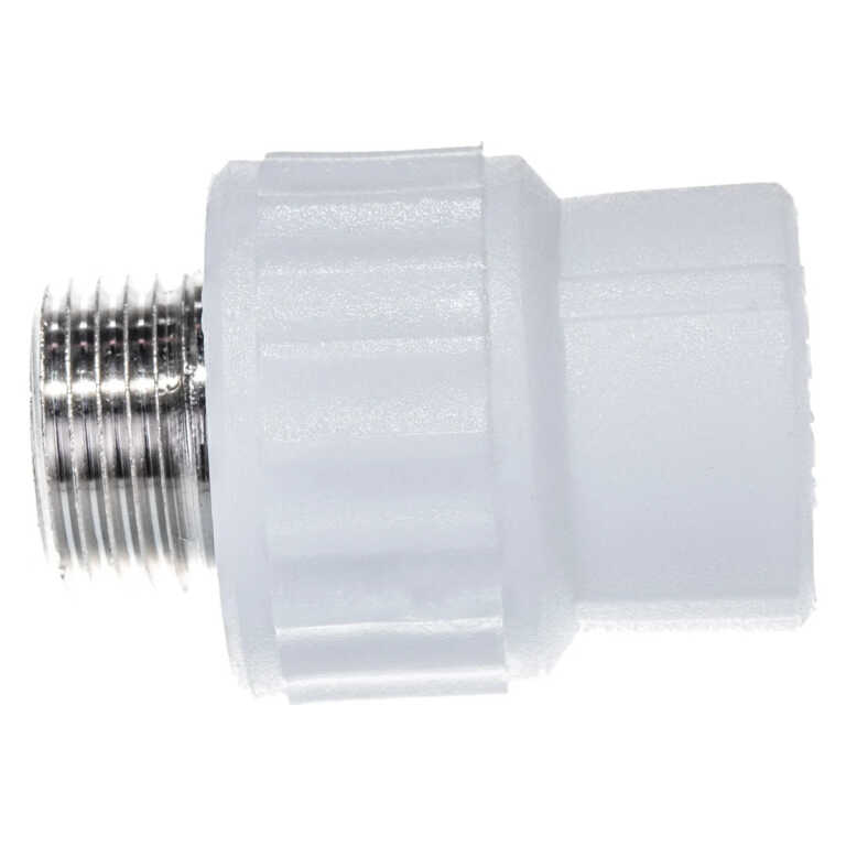 Муфта PP-R комбинированн белый Ду 25х1/2 НР VALFEX