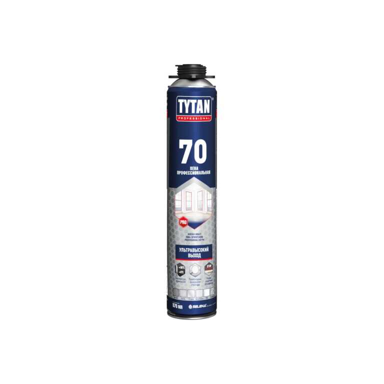 Пена профессиональная Tytan Professional Ultra 70; 870 мл (18мес)