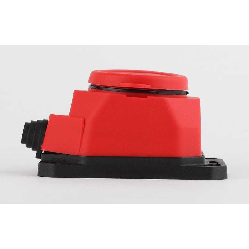 Колодка 1гн с З/К красная каучук с крышкой IP44 K-1e-RED-IP44 ЭРА