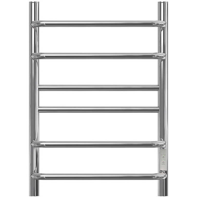 Полотенцесушитель электрический Point Сатурн П6 (400x600)диммер справа, хром