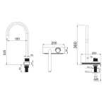 Смеситель для кухни РМС Д35 SUS130-017F