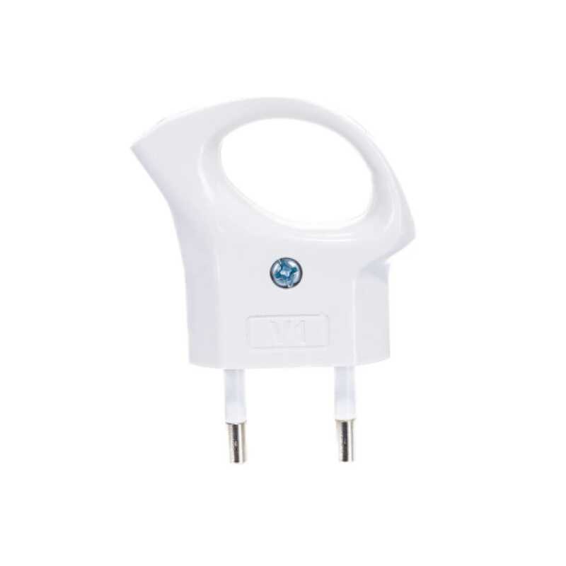 Вилка прямая каучук с ушком 2Р+Е 16А 250В IP44 VKL electric (1/20/200)