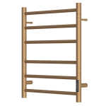 Полотенцесушитель электрический Point Аврора PN10856BR П6 (500x600)диммер справа,бронза