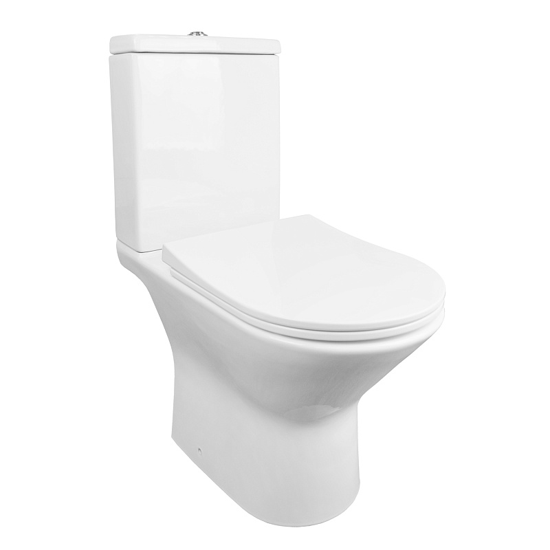 Унитаз-компакт AZARIO FRETTA NEW 370x615x790 напольный, безободковый AZ-1223 Унитаз-компакт AZARIO FRETTA NEW 370x615x790 напольный, безободковый AZ-1223
