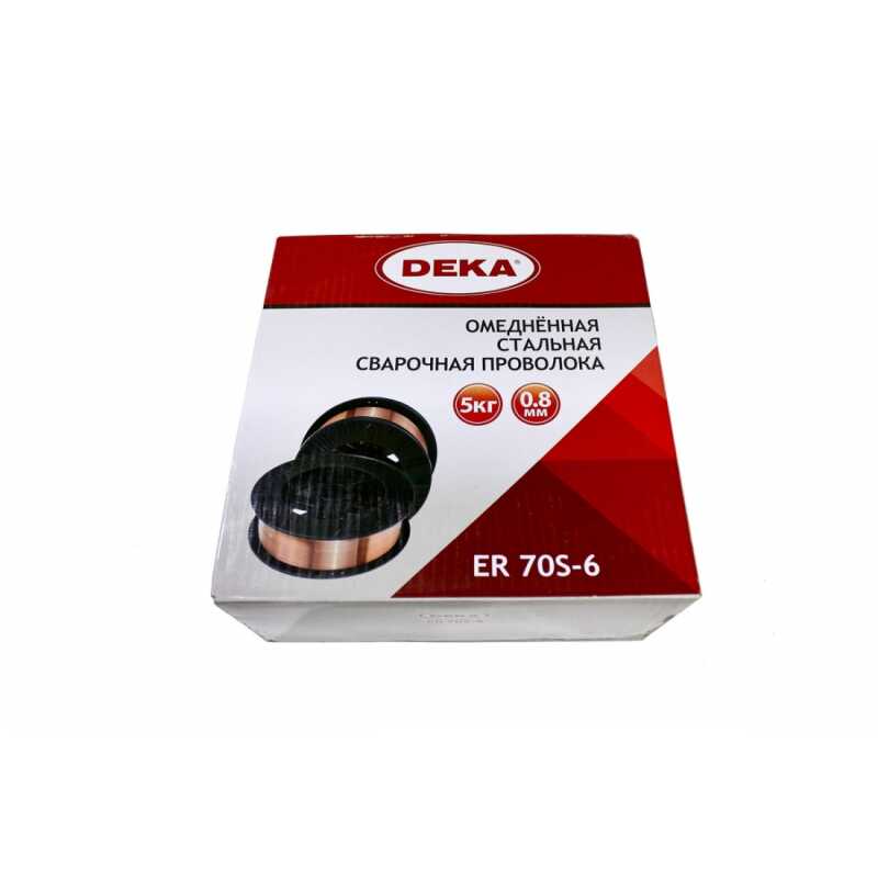 Проволока сварочная DEKA ER70S-6 0,8мм (Китай), цена за 1 кг.