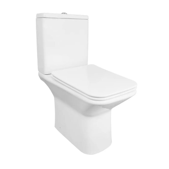 Унитаз напольный безободковый в комплекте с бачком и сидением 615x370x790 Azario Formal Унитаз напольный безободковый в комплекте с бачком и сидением 615x370x790 Azario Formal
