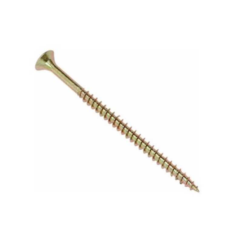 Саморезы универсальные 80х5,0 мм желтые, коробки Tech-Krep (100шт)