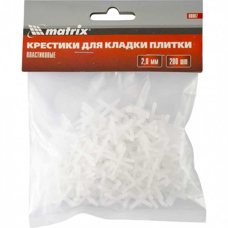 Крестики для кафеля 2,0мм MATRIX (200шт)