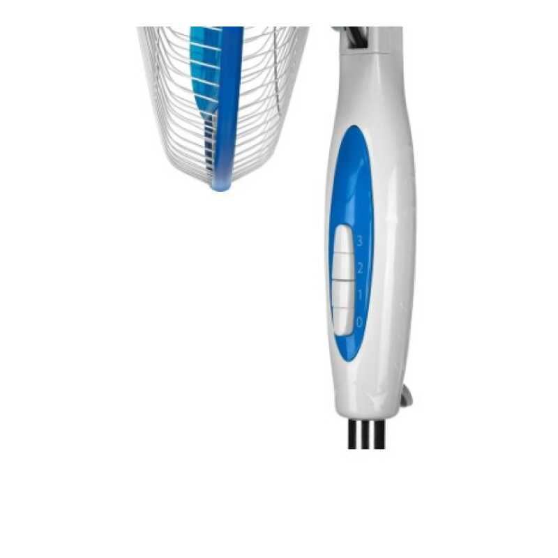 Вентилятор напольный VGF-01 Blue, 40 Вт, 3 режима, 90º поворот, синий VKL electric