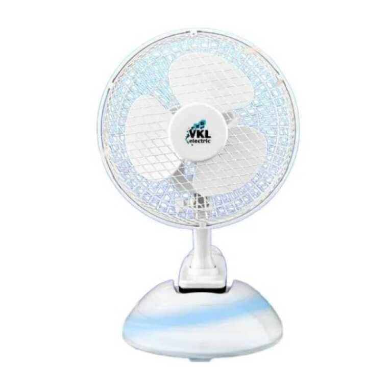 Вентилятор настольный VTF-03 White, 20 Вт, 2 режима, 220 В, белый VKL electric