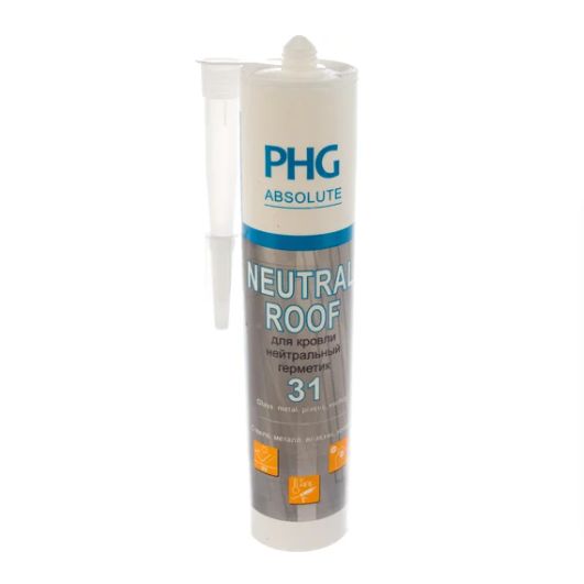 Герметик силиконовый PHG Absolute Neutral Roof прозрачный (280мл)