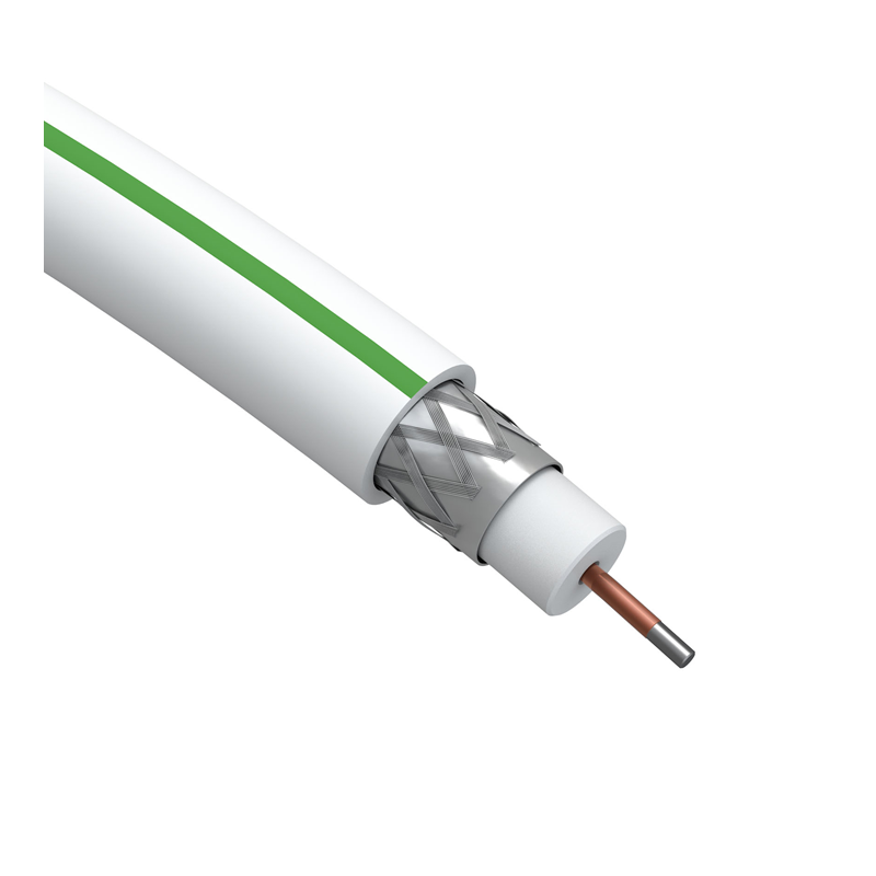 Кабель коаксиальный SAT 703 B,75 Ом, CCS/(оплётка Al, 75%), PVC,цвет белый,  бухта 50 м, SIMPLE ЭРА