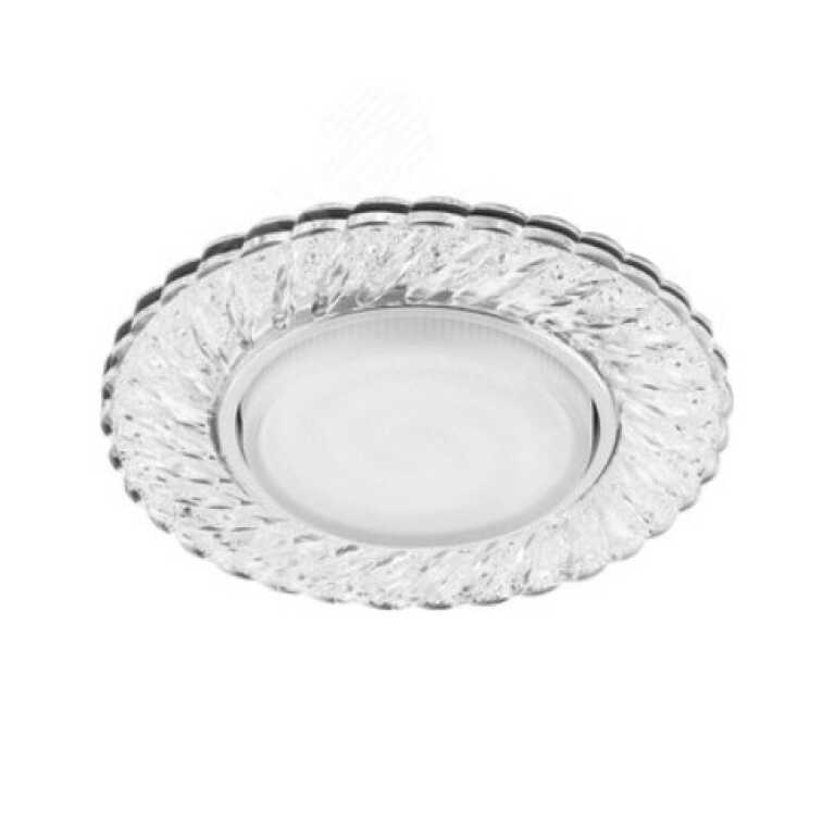 Светильник потолочный GX53 без лампы SMD 4000К хром (CD4021)