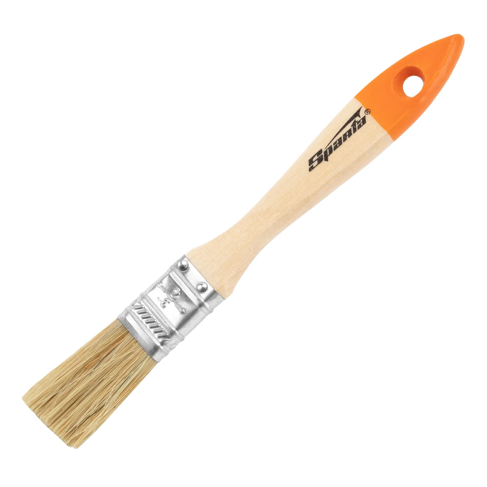 Кисть плоская 20мм 3/4'' SPARTA Slimline натуральная щетина деревянная ручка
