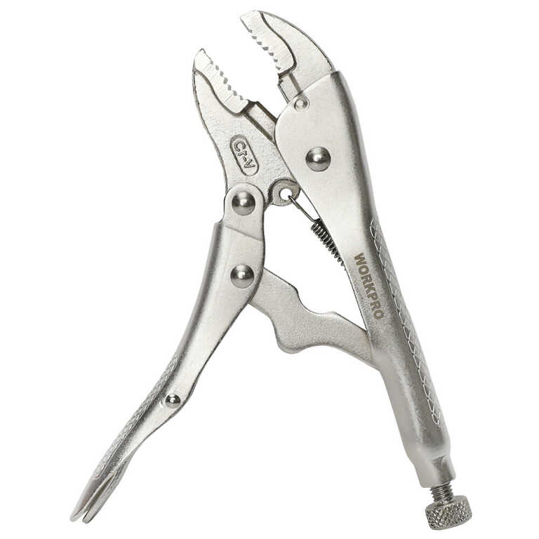 Клещи 250мм фиксирующие с изогнутыми зажимами WORKPRO