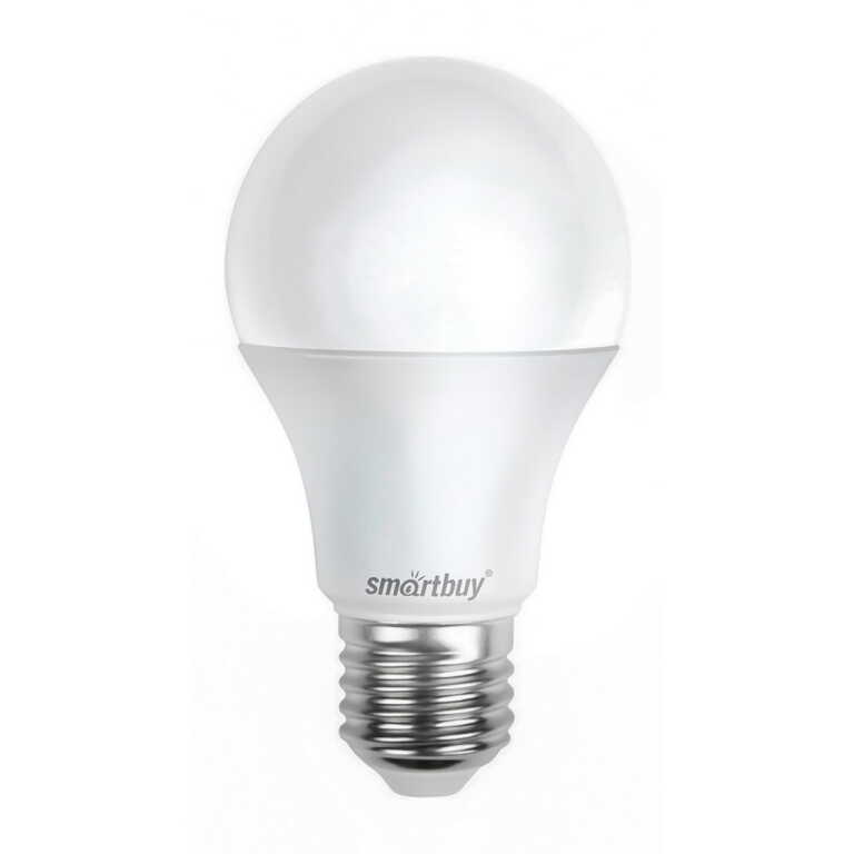 Лампа светодиодная (LED) A60-07W/3000/E27 Smartbuy