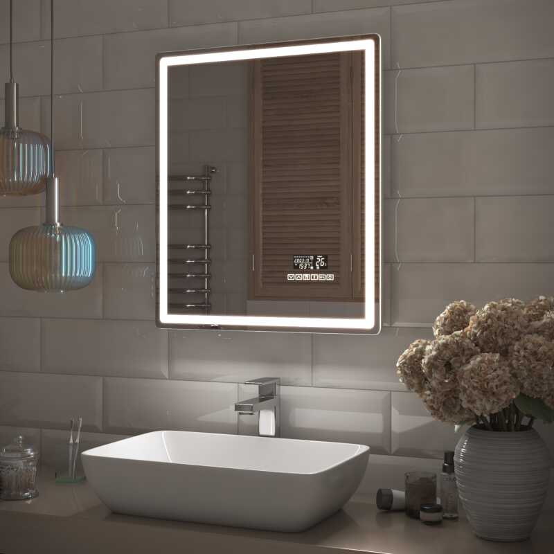 Зеркало VIGO Geometry Media Voice 600 LED