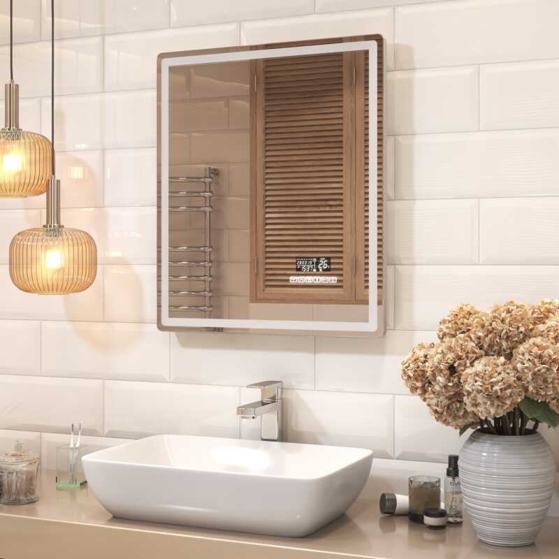 Зеркало VIGO Geometry Media Voice 600 LED