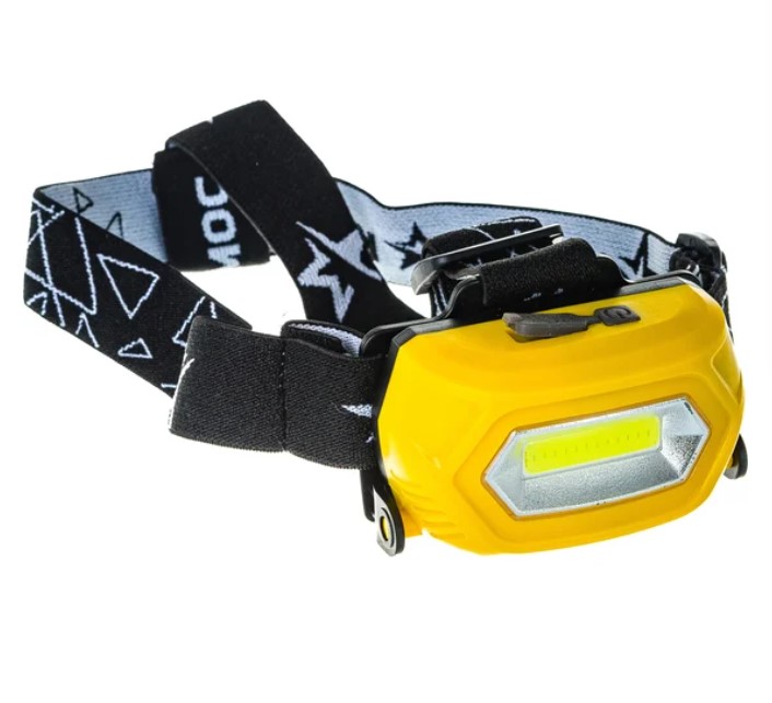 Космос фонарь налобный KOC-LiPoH3 (лит.акк.3,7V1,2Ah) USB