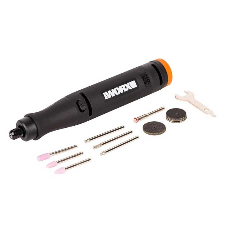 Набор WORX Гравер аккумуляторный WX739.9 + Выжигатель WX744.9 20V 2.0Ач кейс