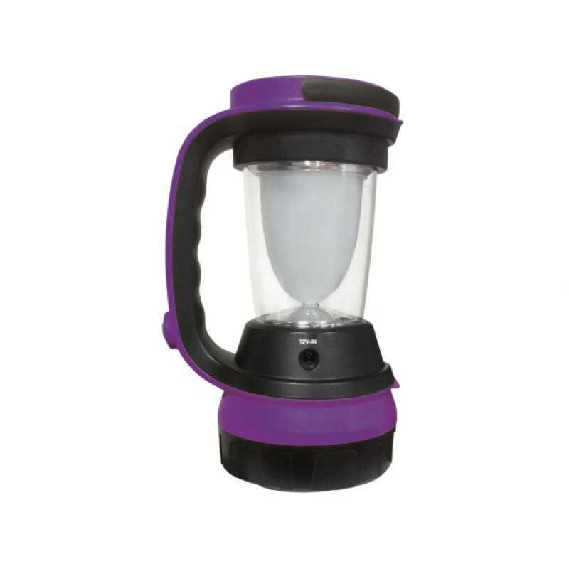 Космос фонарь кемпинговый 2008M-LED (2акк.4V 0,9Ah) , фиолет/пласт 220v