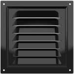Решетка вентиляционная МЭ сетка 150х150 окраш.сталь Black ERA