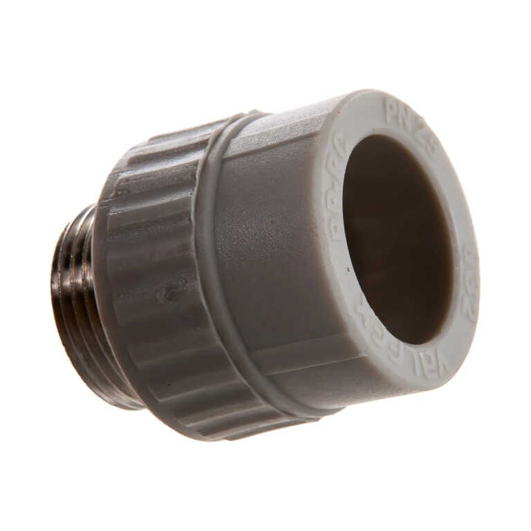 Муфта PP-R комбинированн серый Дн32х1 НР VALFEX (60/15)